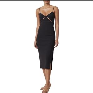 Bec & Bridge Emerald Avenue Black Midi Dress